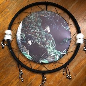 Country Store Products 24” Mandala Bears Canvass Art